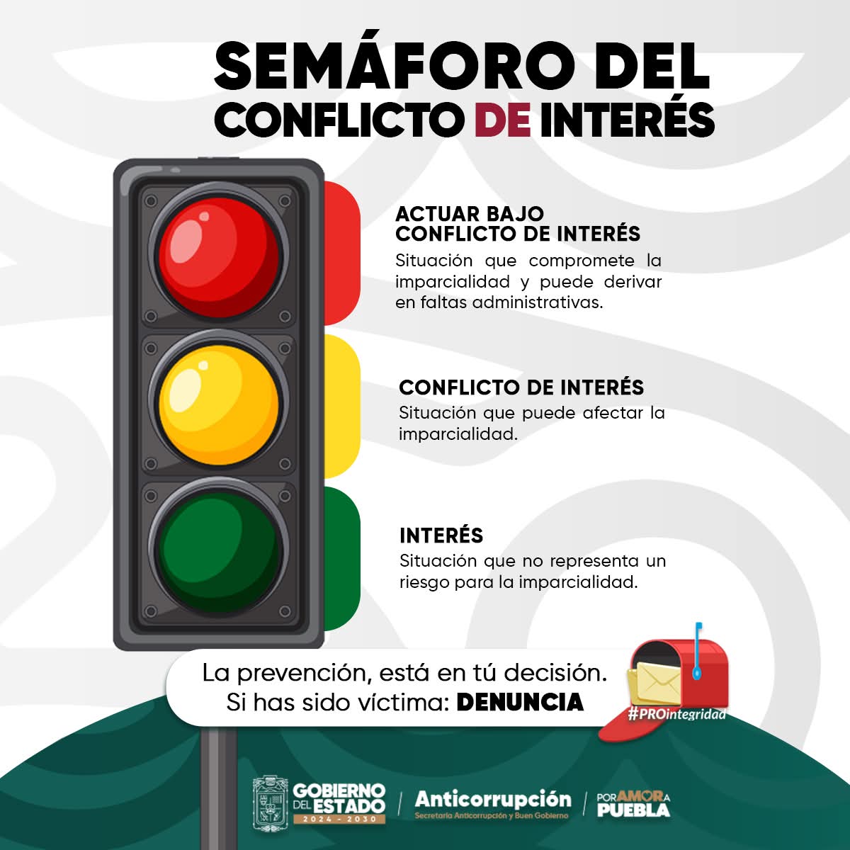 Semáforo del conflicto de interés.